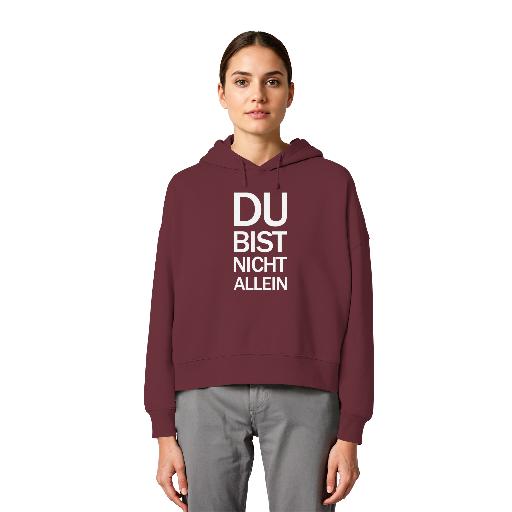 Womens Organic Boxcut Hoodie